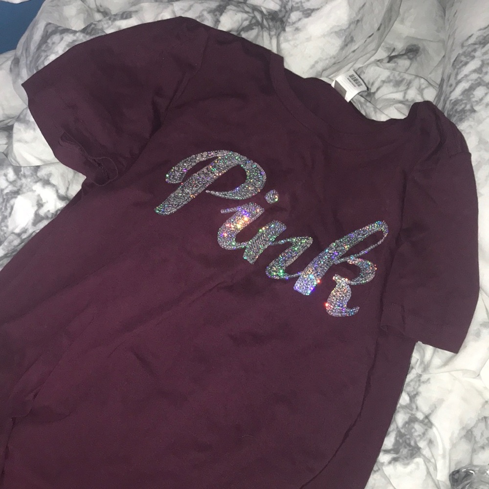 victorias secret pink tee shirt